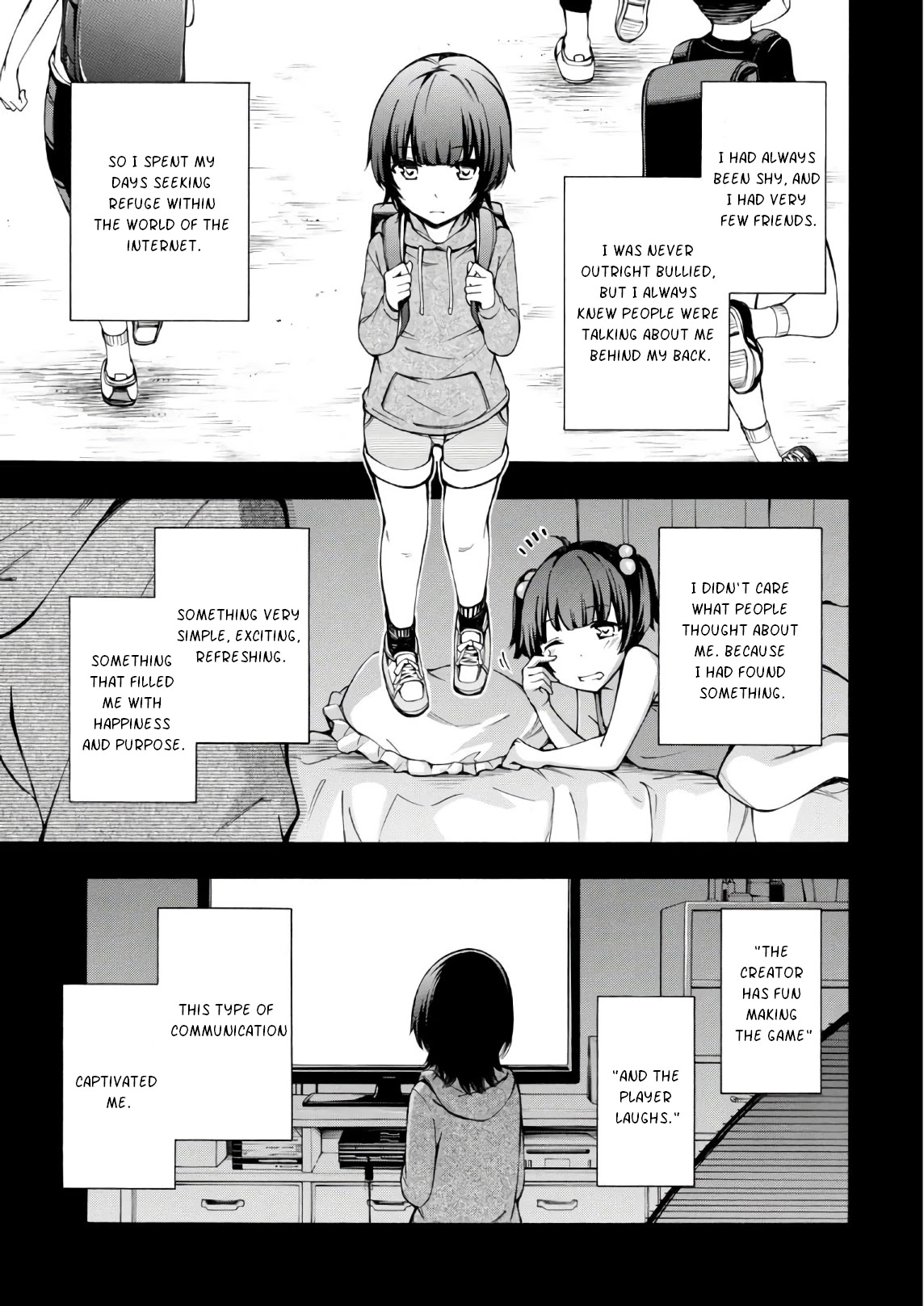Gamers! Chapter 21 page 3 - Chapter 21: Chiaki Hoshinomori and Account Hack (1)