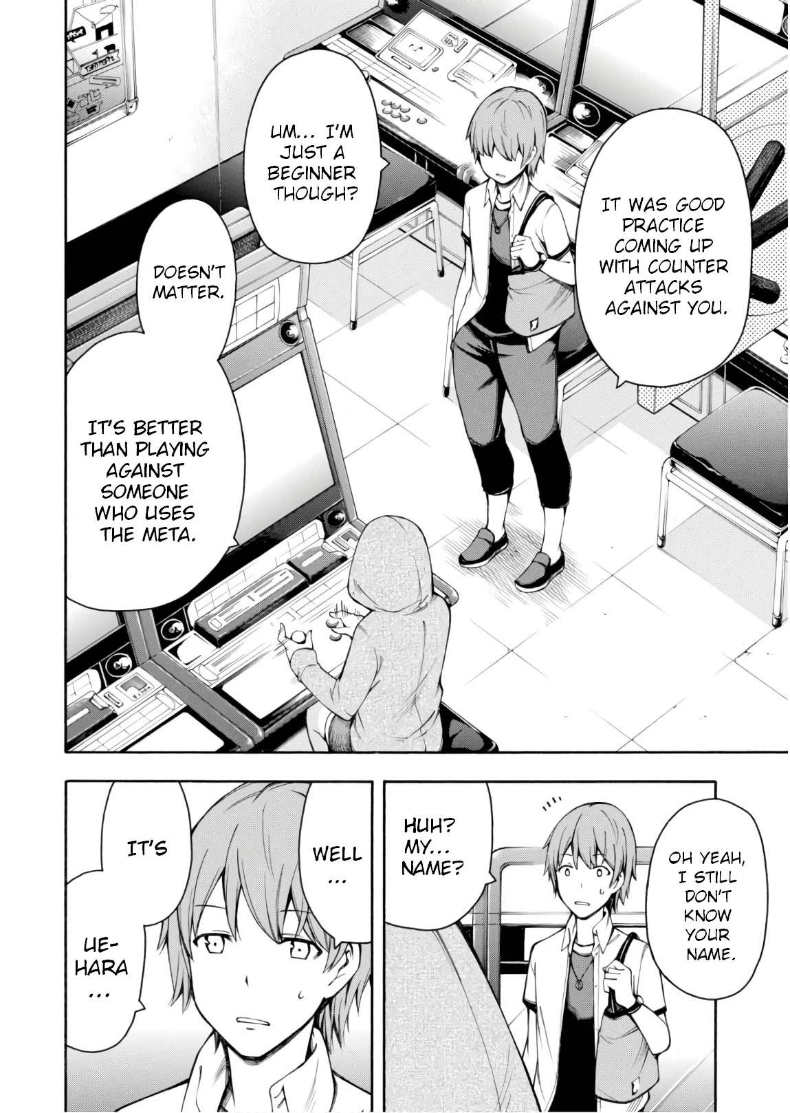 Gamers! Chapter 23 page 21 - Chapter 23: Tasuku Uehara and Scenario Intervention