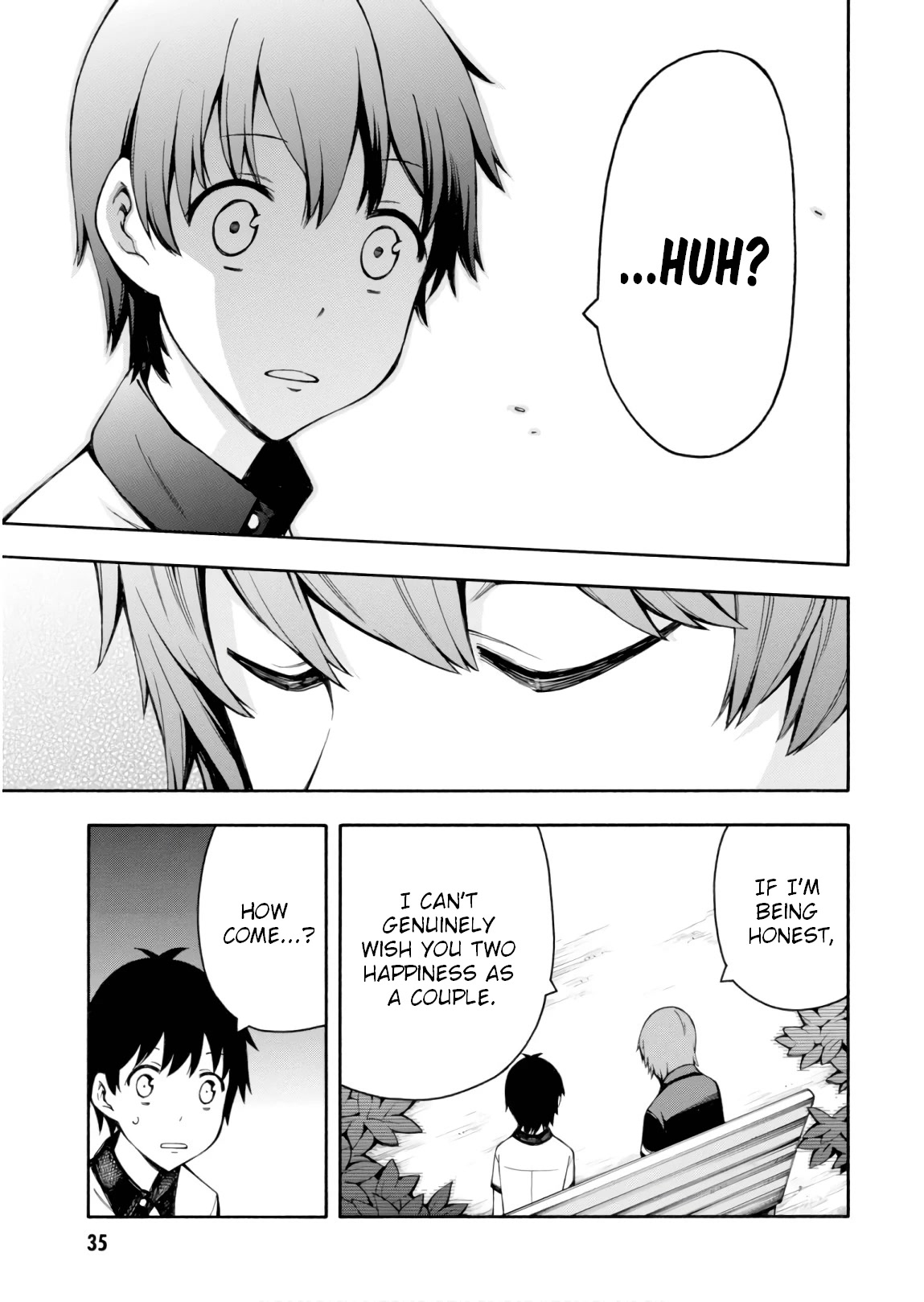 Gamers! Chapter 23 page 36 - Chapter 23: Tasuku Uehara and Scenario Intervention