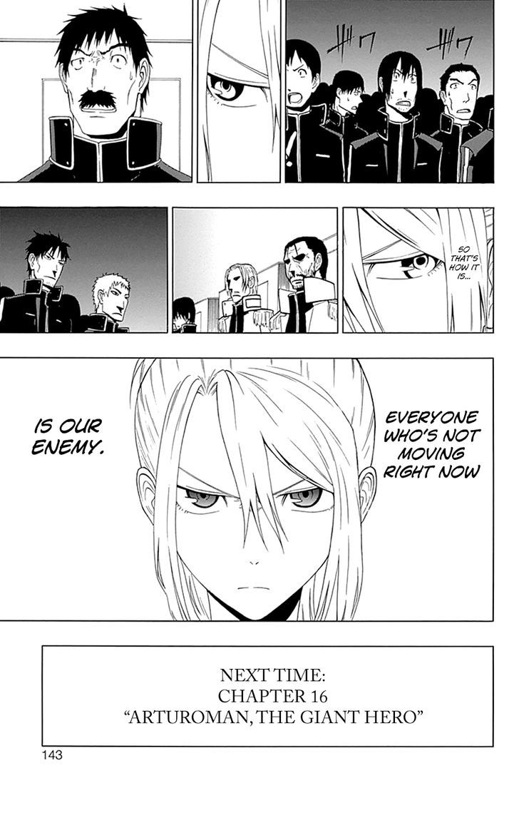 Gamma Chapter 15 page 45 - Chapter 15 : Night Diver, the Scientist Hero