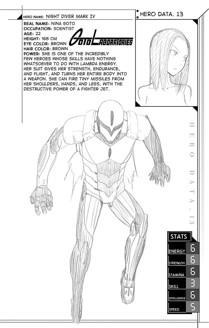 Gamma Chapter 15 page 46 - Chapter 15 : Night Diver, the Scientist Hero
