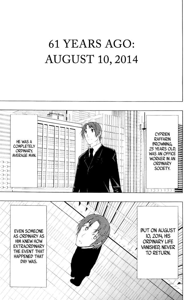 Gamma Chapter 8 page 1 - Chapter 8 : Mr. Lostman, the First Hero