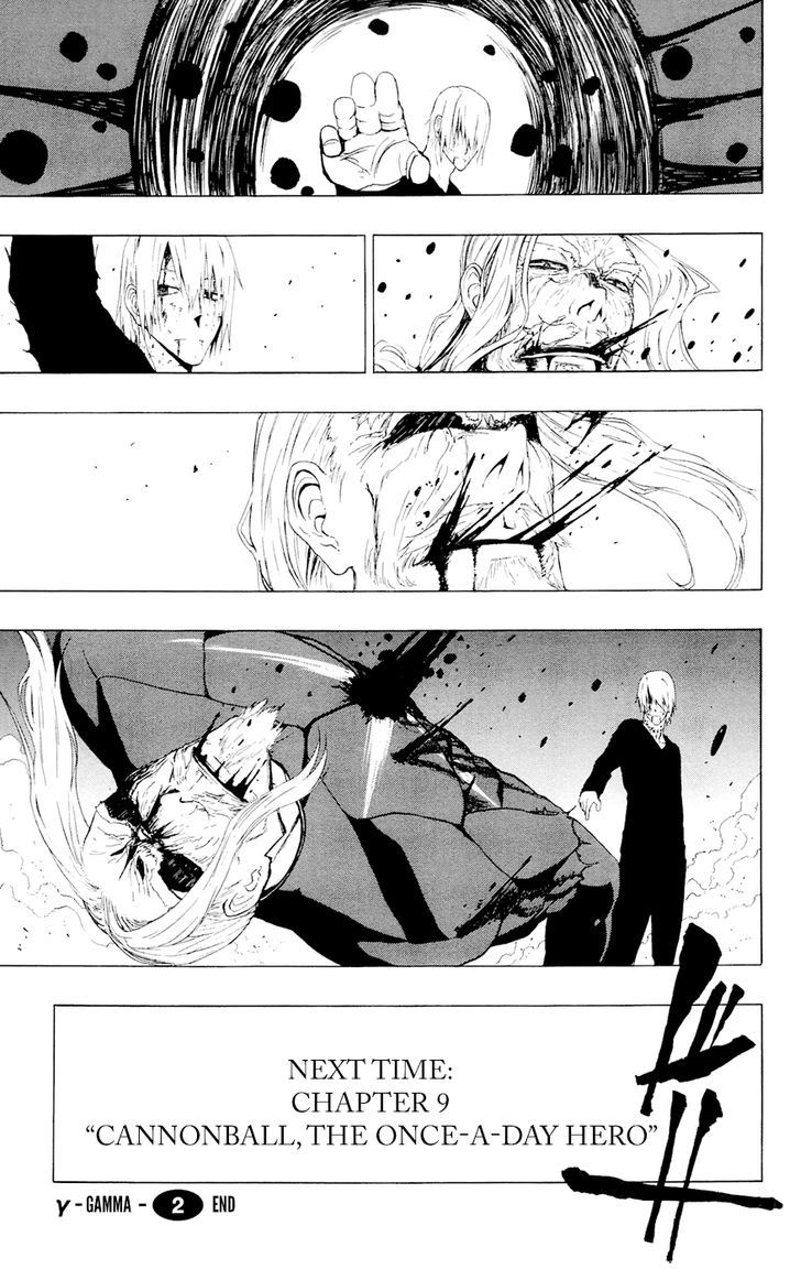Gamma Chapter 8 page 45 - Chapter 8 : Mr. Lostman, the First Hero