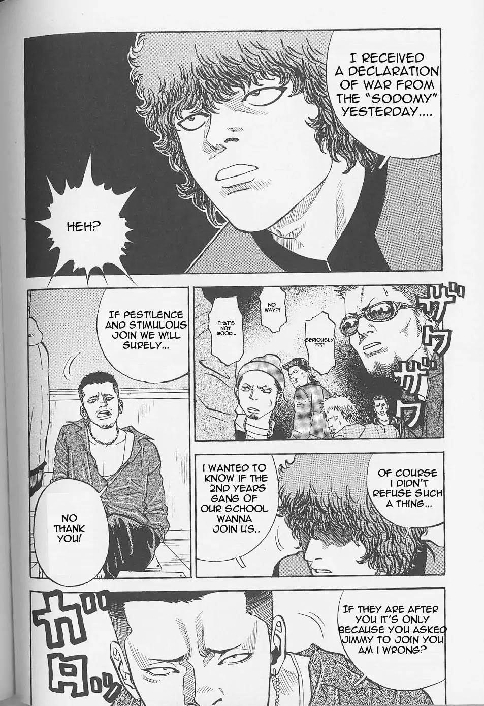 Gang King Chapter 5 page 10 - Chapter 5 : 1st Year vs. 2nd Year