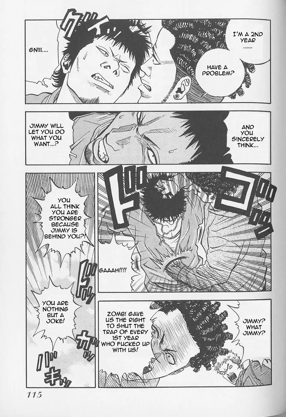 Gang King Chapter 5 page 5 - Chapter 5 : 1st Year vs. 2nd Year