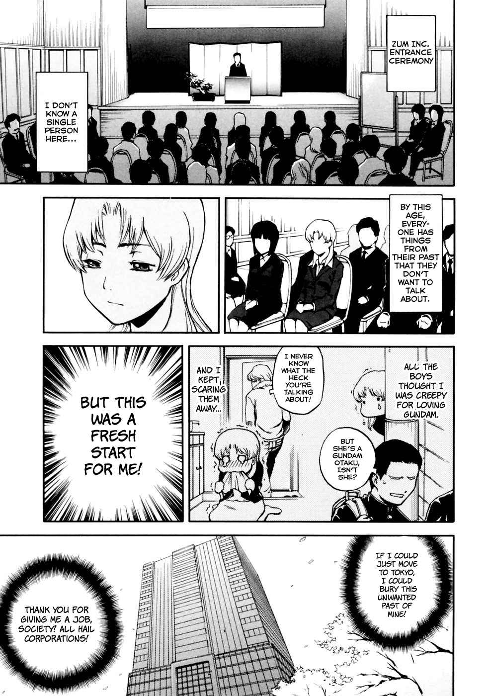 Ganota no Onna Chapter 1 page 5 - Chapter 1: Suddenly A Gundam Otaku Again!