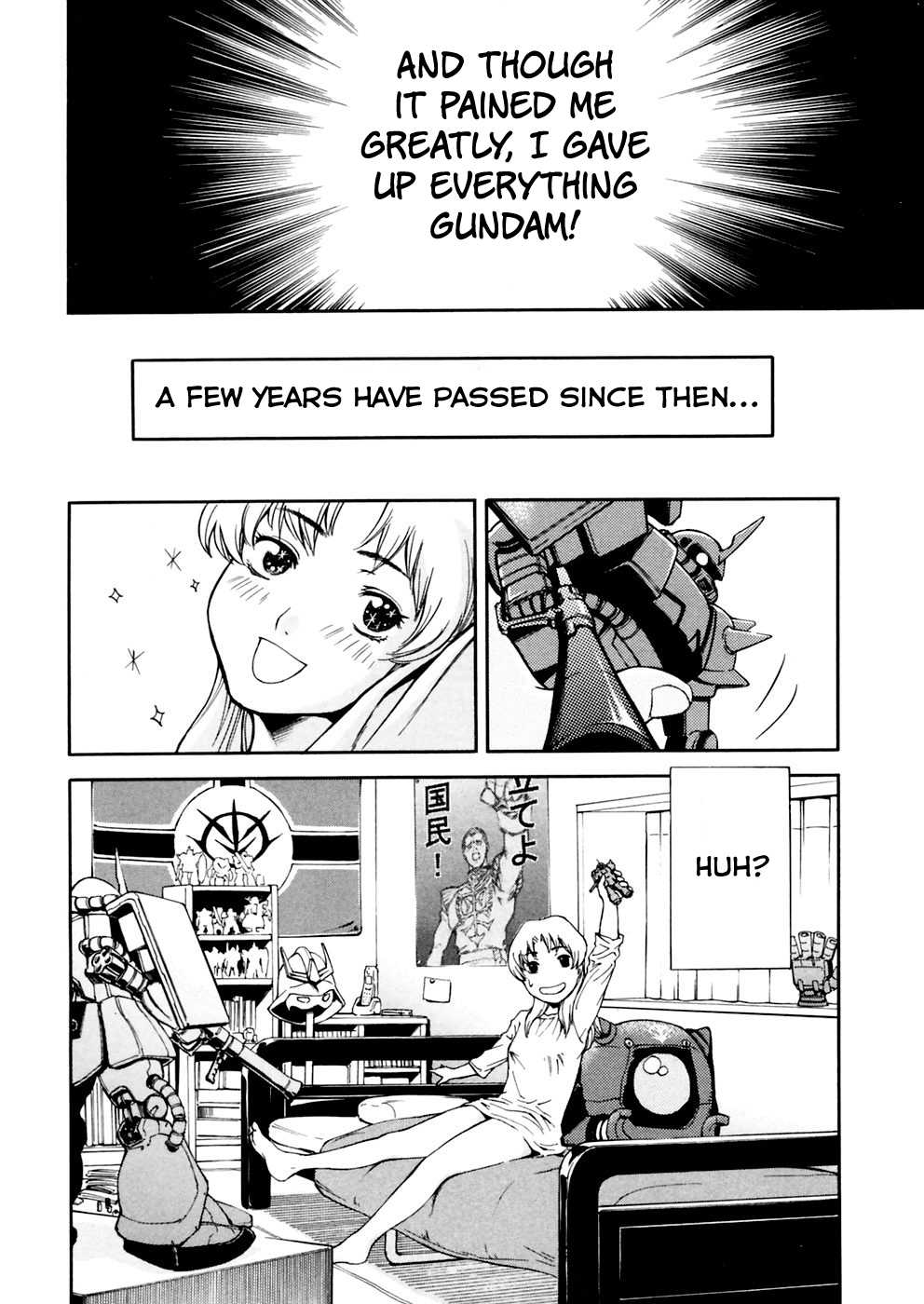 Ganota no Onna Chapter 1 page 6 - Chapter 1: Suddenly A Gundam Otaku Again!