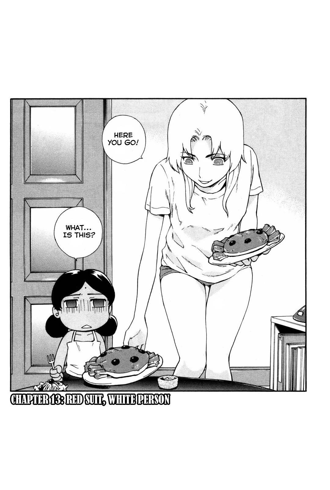 Ganota no Onna Chapter 13 page 2 - Chapter 13: Red Suit, White Person