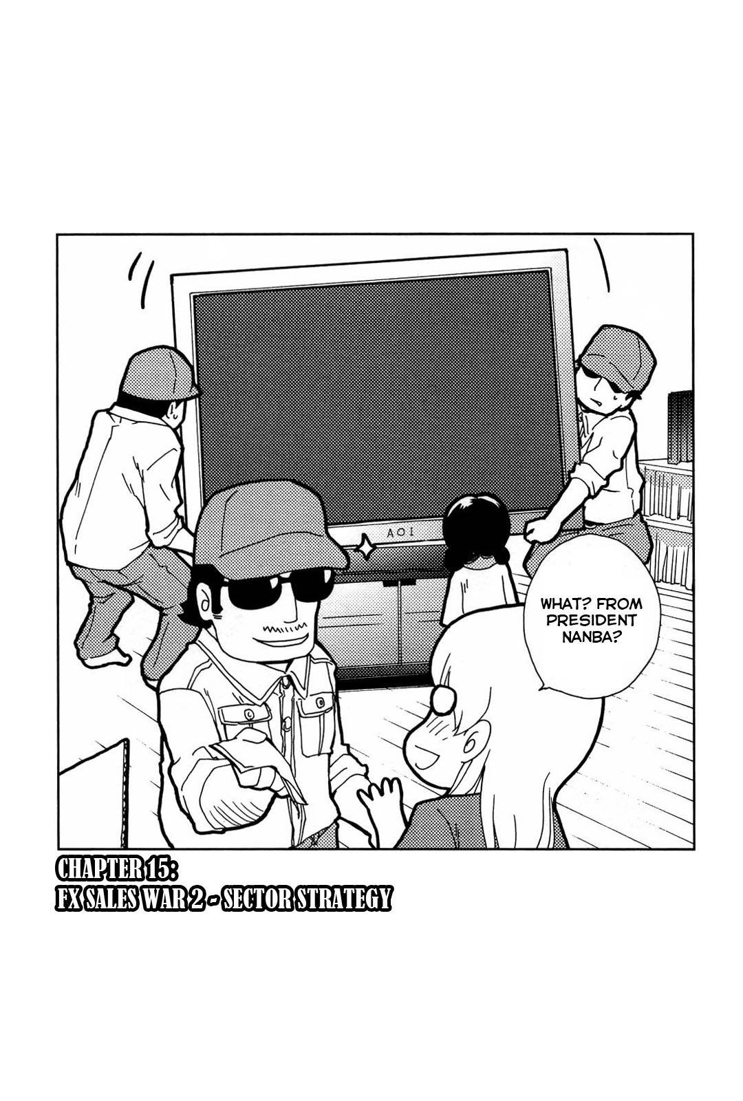 Ganota no Onna Chapter 15 page 2 - Chapter 15: FX Sales War 2 - Sector Strategy