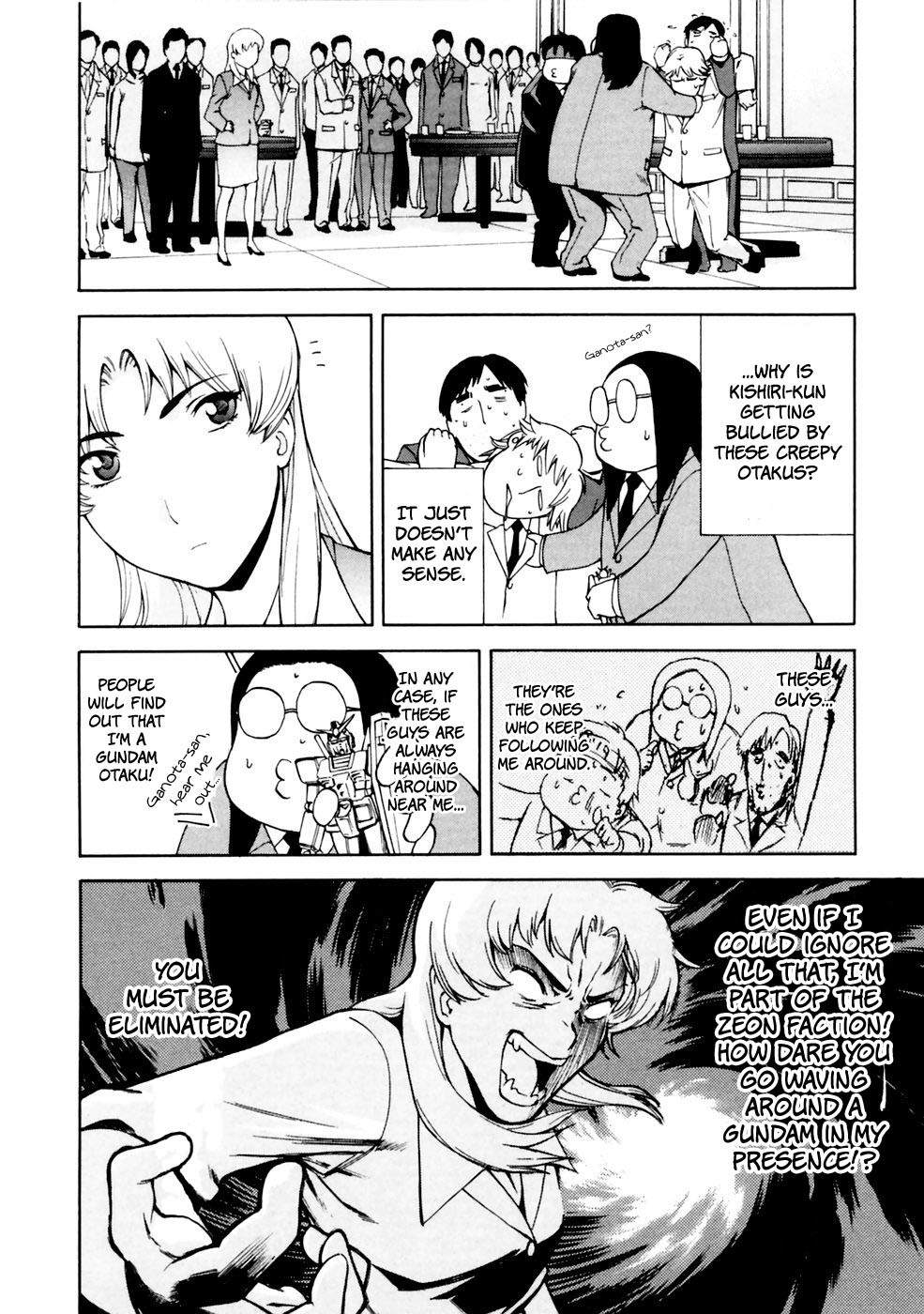 Ganota no Onna Chapter 5 page 11 - Chapter 5: Kishiri Asahi, Gundam PTSD, Go!