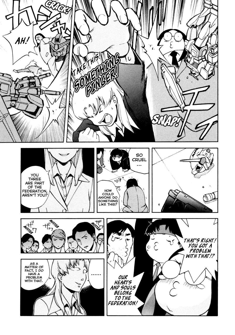 Ganota no Onna Chapter 5 page 12 - Chapter 5: Kishiri Asahi, Gundam PTSD, Go!