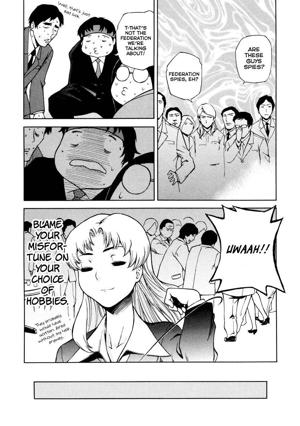 Ganota no Onna Chapter 5 page 14 - Chapter 5: Kishiri Asahi, Gundam PTSD, Go!