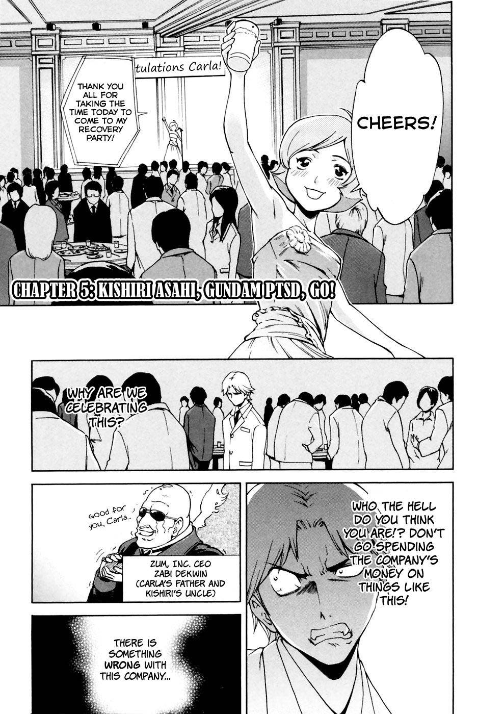Ganota no Onna Chapter 5 page 2 - Chapter 5: Kishiri Asahi, Gundam PTSD, Go!