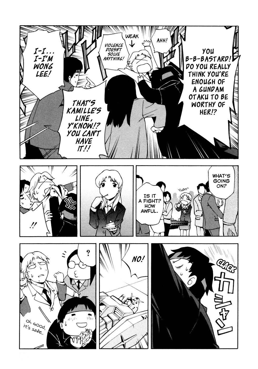 Ganota no Onna Chapter 5 page 8 - Chapter 5: Kishiri Asahi, Gundam PTSD, Go!