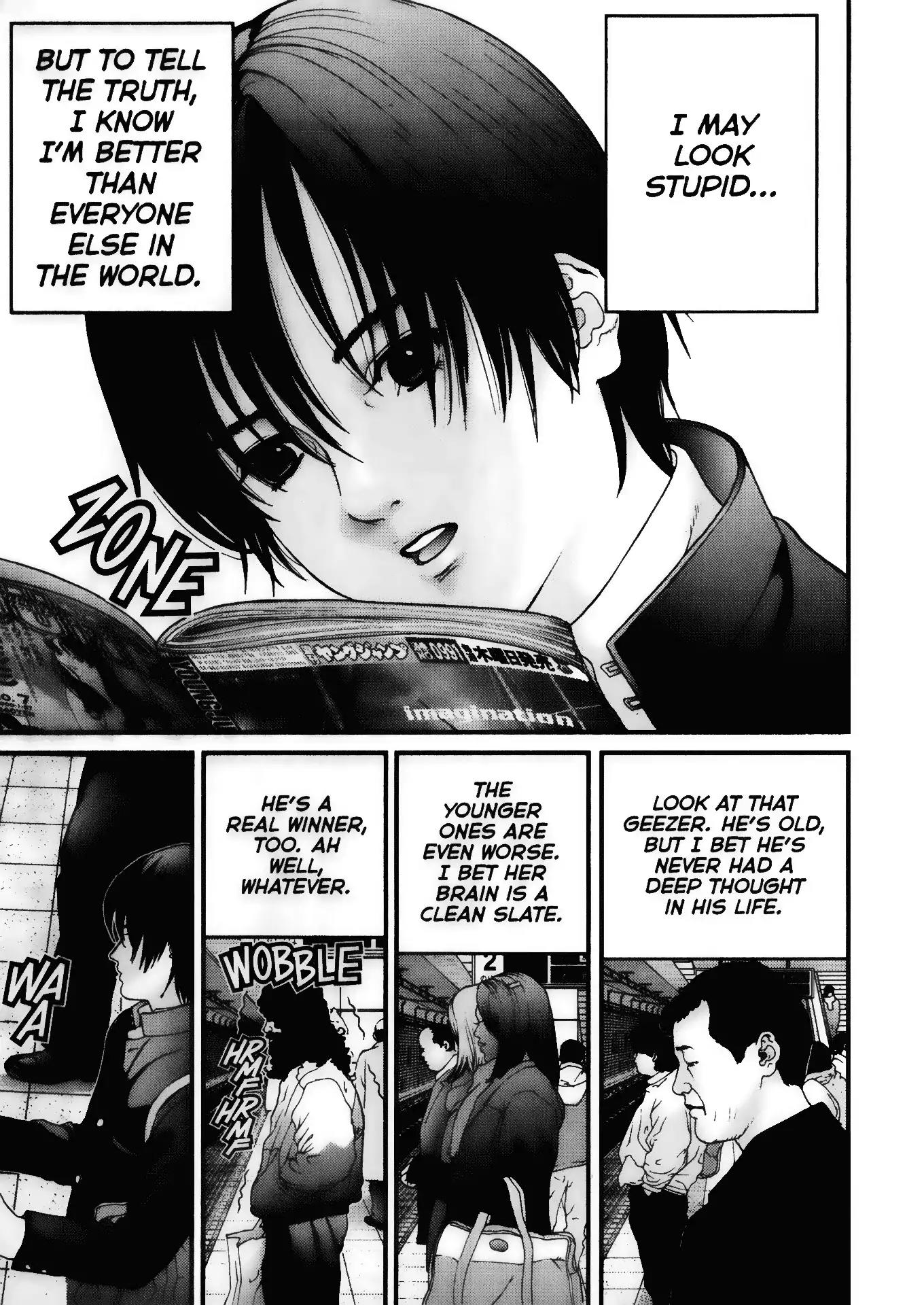 Gantz Chapter 1 page 11 - Chapter 1: Vol.1 0001: A Certain Accident