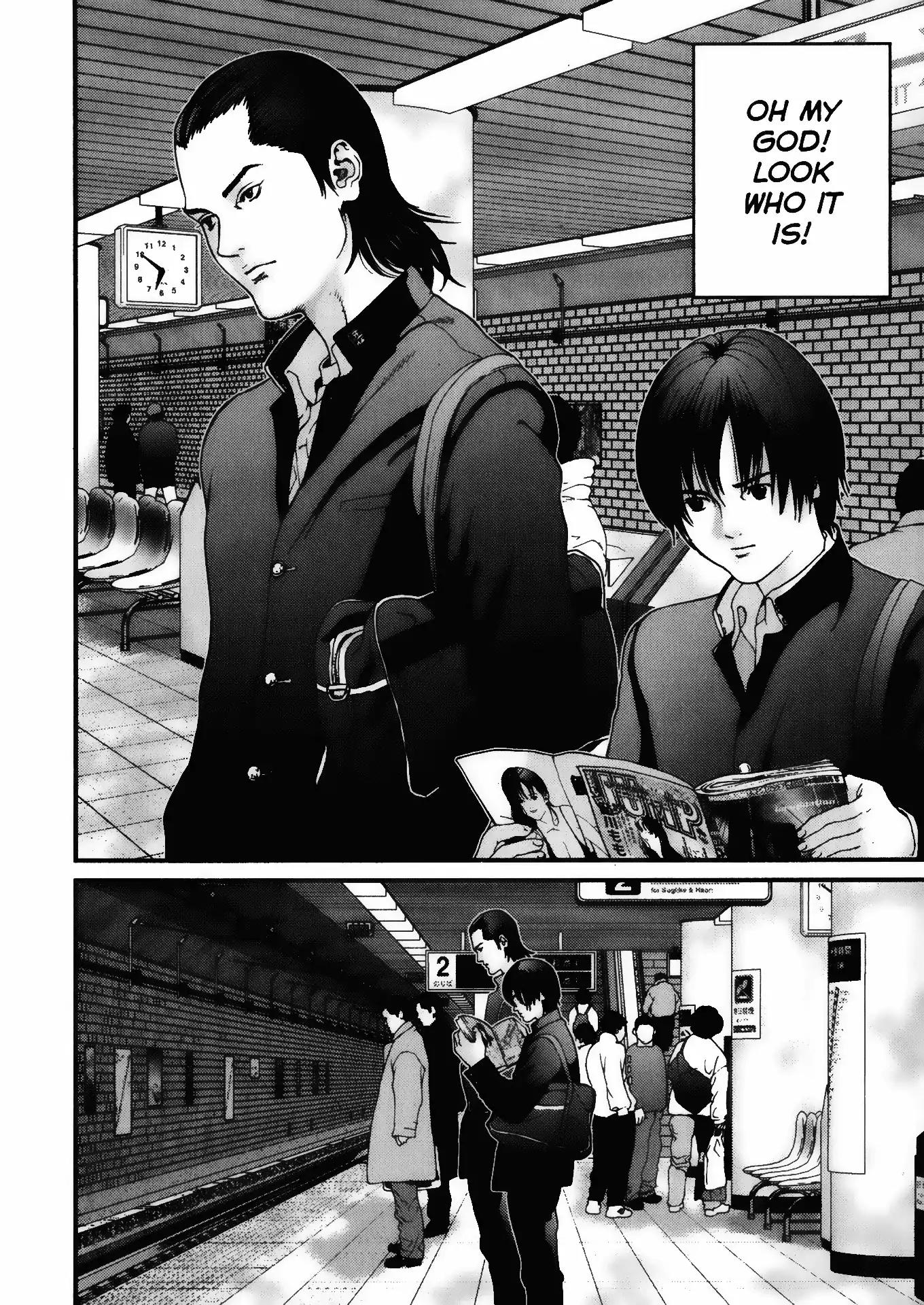 Gantz Chapter 1 page 12 - Chapter 1: Vol.1 0001: A Certain Accident