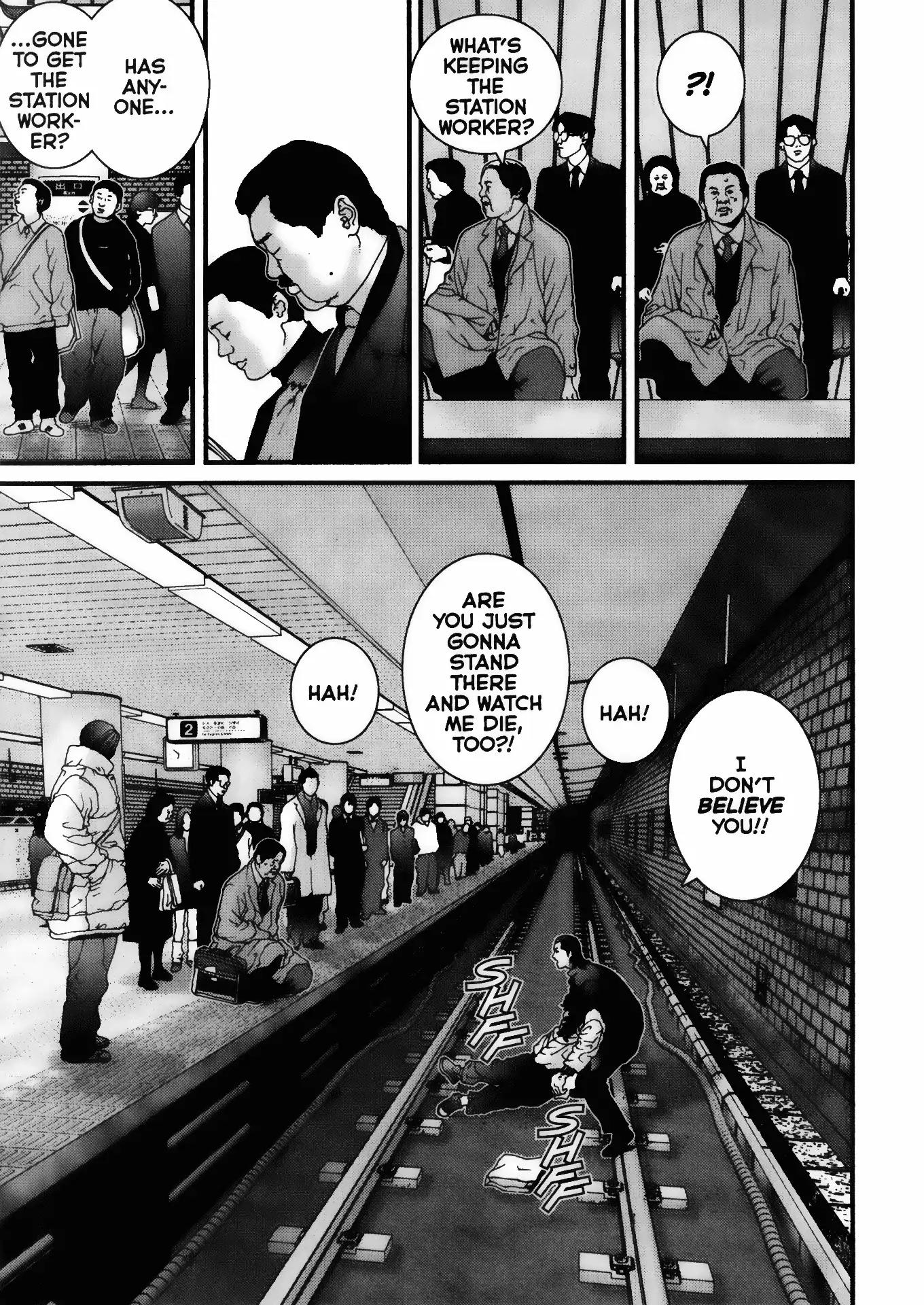 Gantz Chapter 1 page 19 - Chapter 1: Vol.1 0001: A Certain Accident