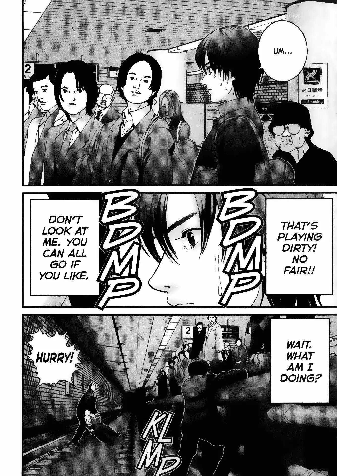 Gantz Chapter 1 page 22 - Chapter 1: Vol.1 0001: A Certain Accident
