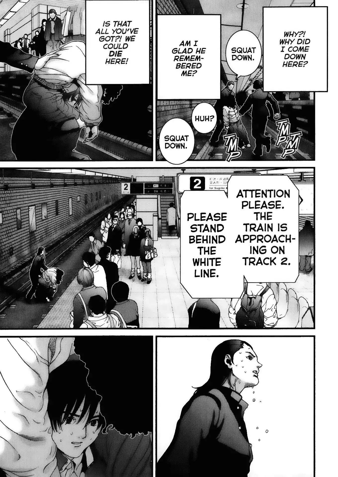 Gantz Chapter 1 page 23 - Chapter 1: Vol.1 0001: A Certain Accident