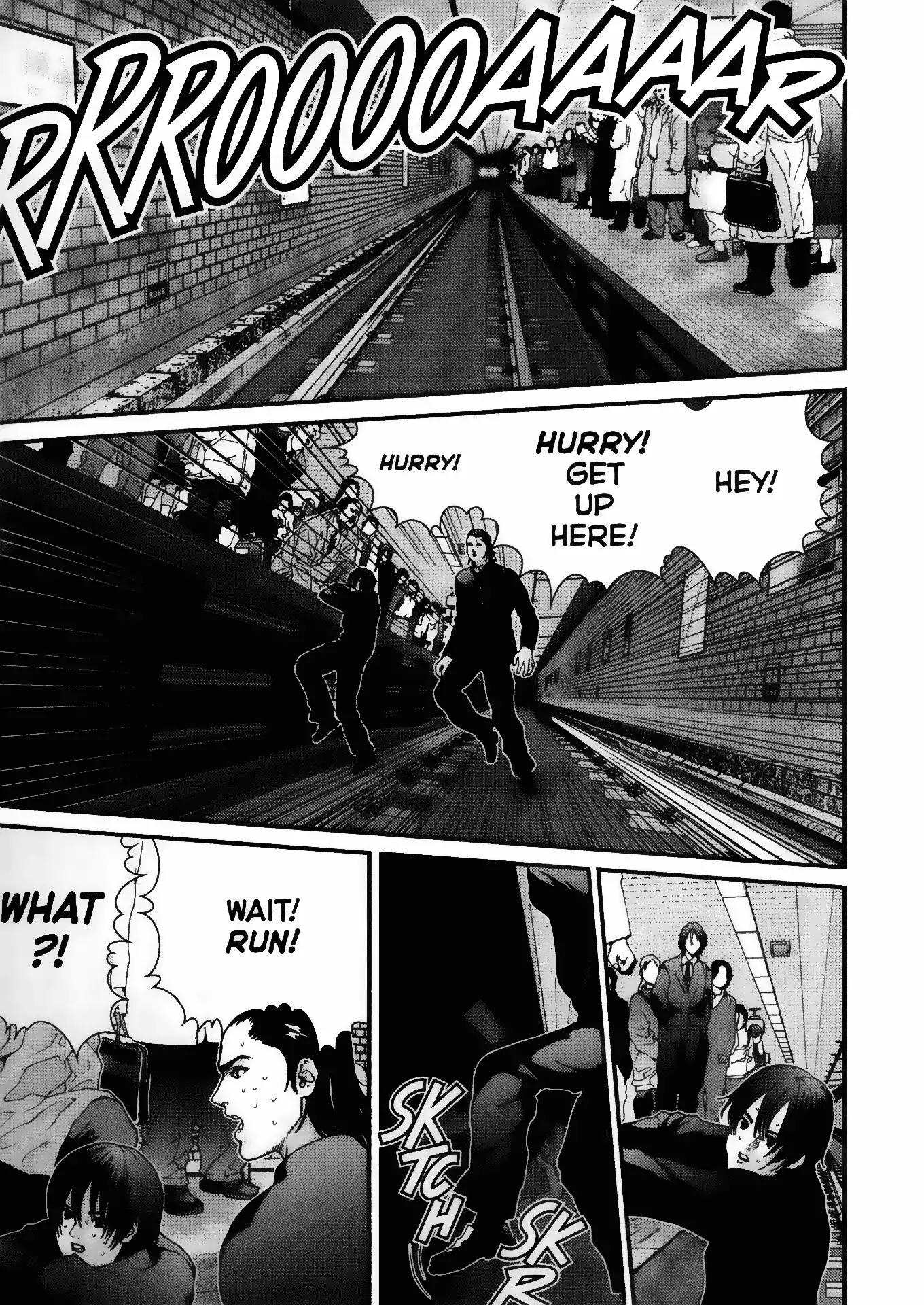Gantz Chapter 1 page 25 - Chapter 1: Vol.1 0001: A Certain Accident