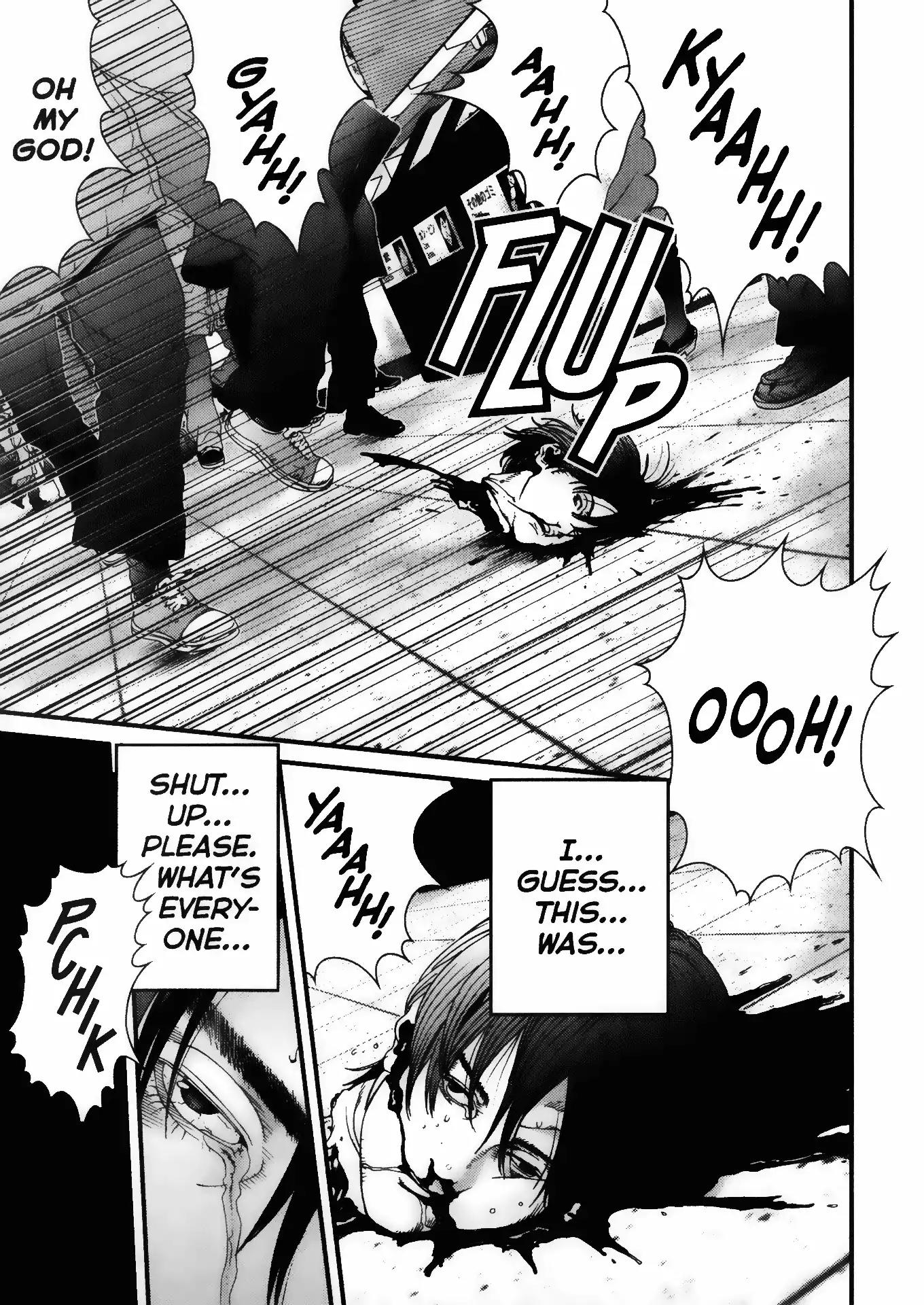 Gantz Chapter 1 page 34 - Chapter 1: Vol.1 0001: A Certain Accident