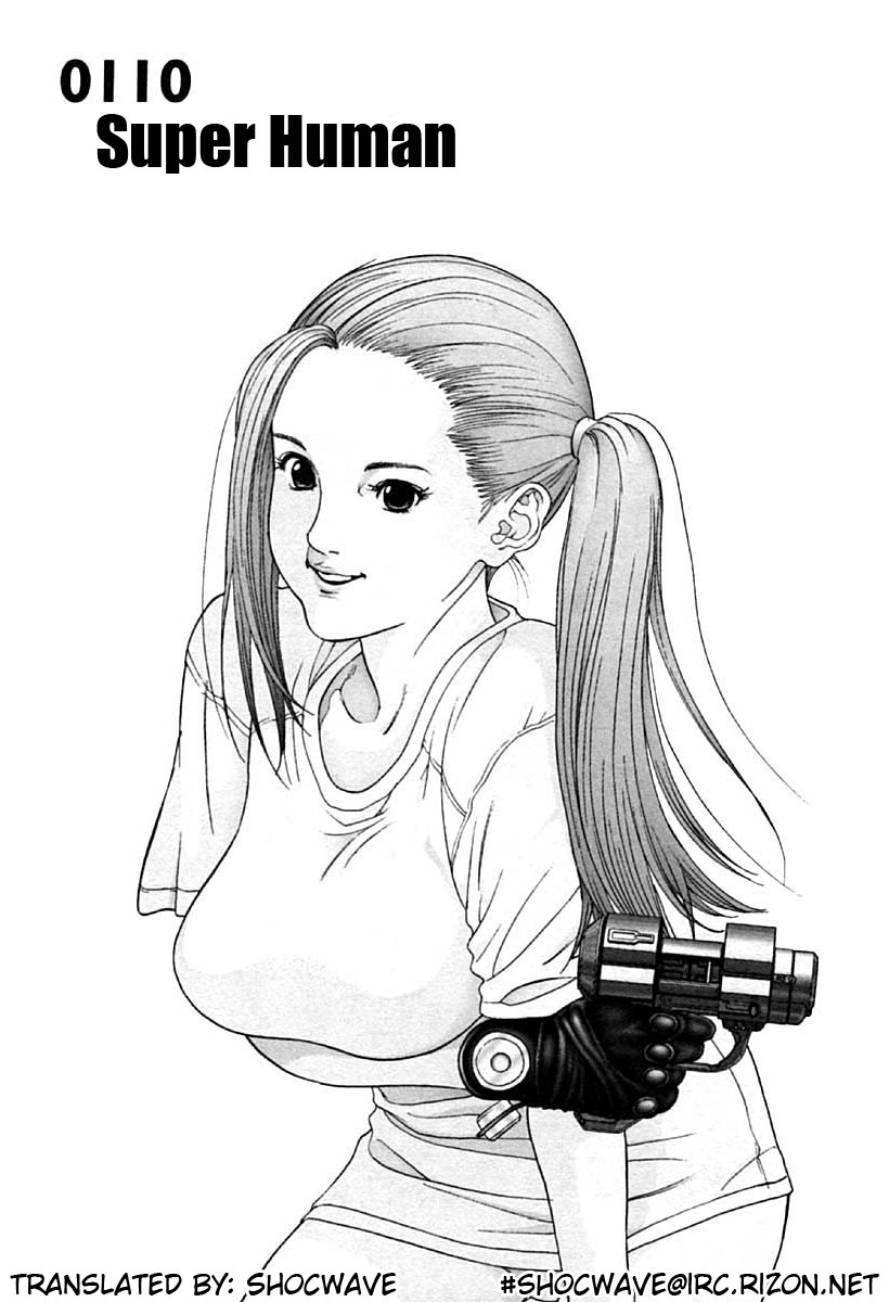 Gantz Chapter 110 page 1 - Chapter 110: Super Human