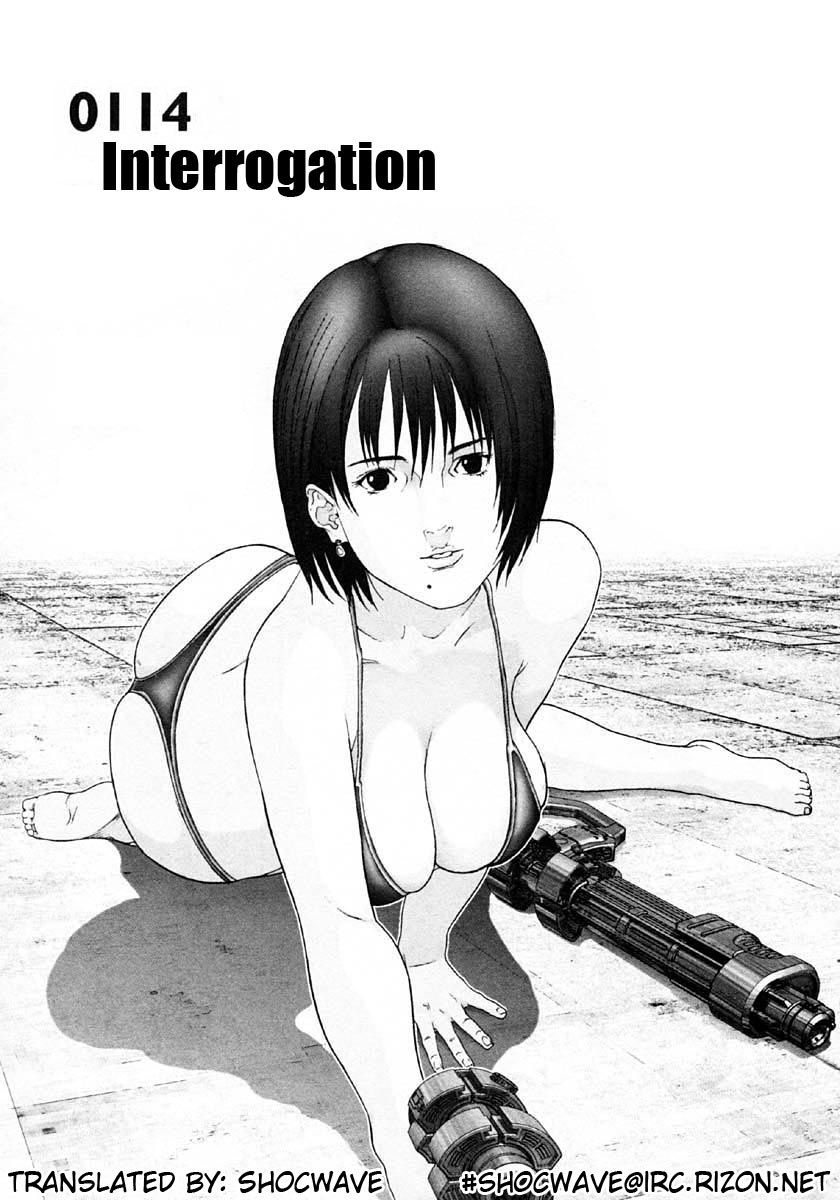 Gantz Chapter 114 page 1 - Chapter 114: Interrogation