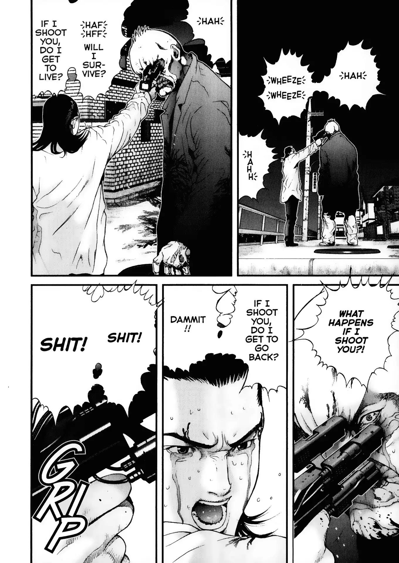 Gantz Chapter 12 page 14 - Chapter 12: Vol.2 0012: Hypnotism and Hallucination