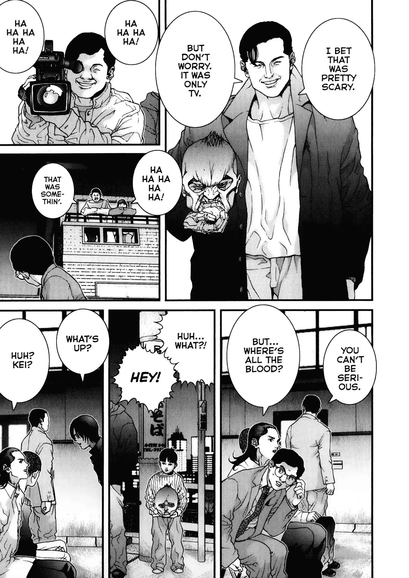 Gantz Chapter 12 page 3 - Chapter 12: Vol.2 0012: Hypnotism and Hallucination