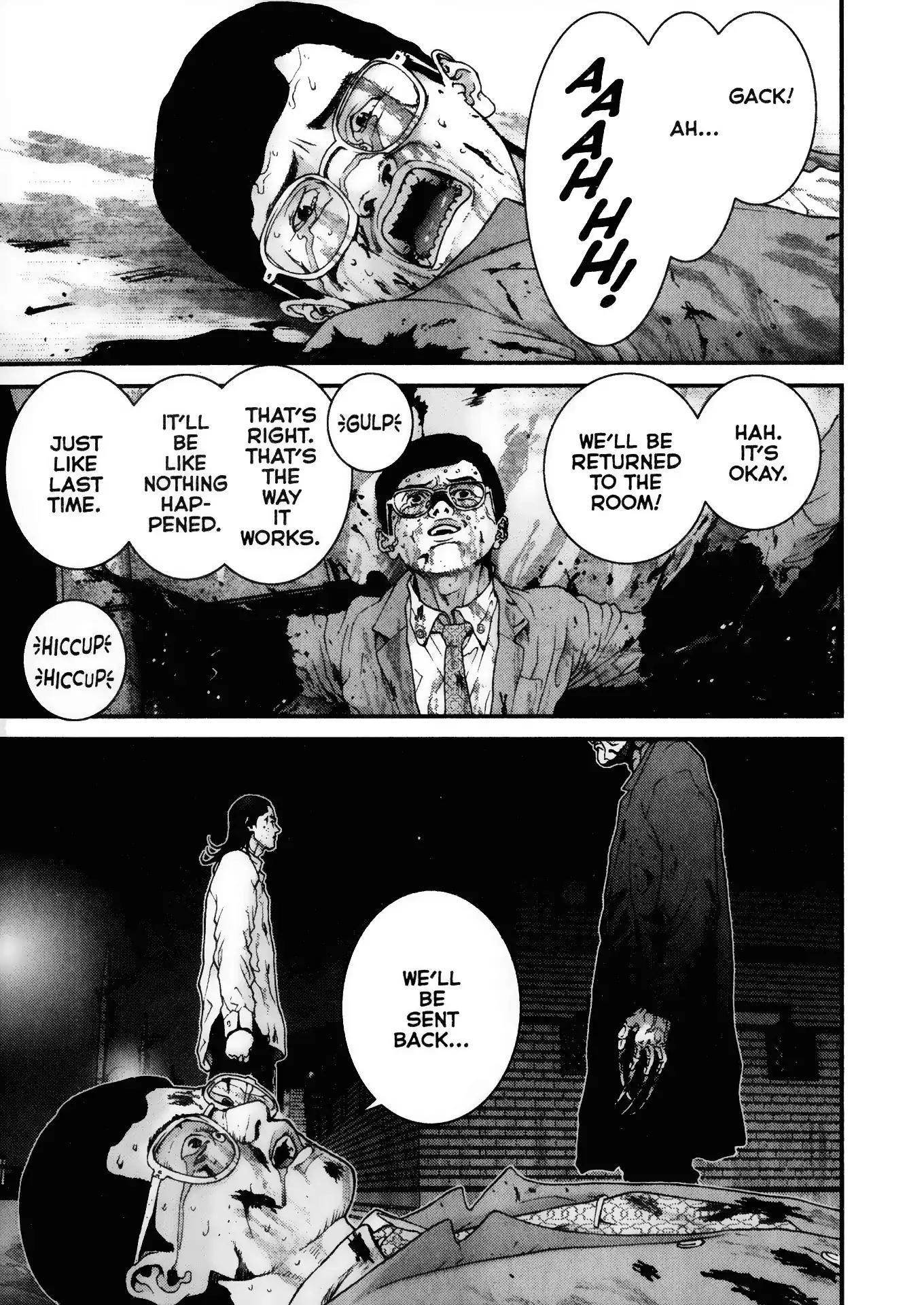 Gantz Chapter 12 page 5 - Chapter 12: Vol.2 0012: Hypnotism and Hallucination