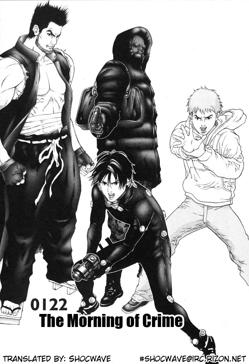 Gantz Chapter 122 page 1 - Chapter 122: The Morning of Crime