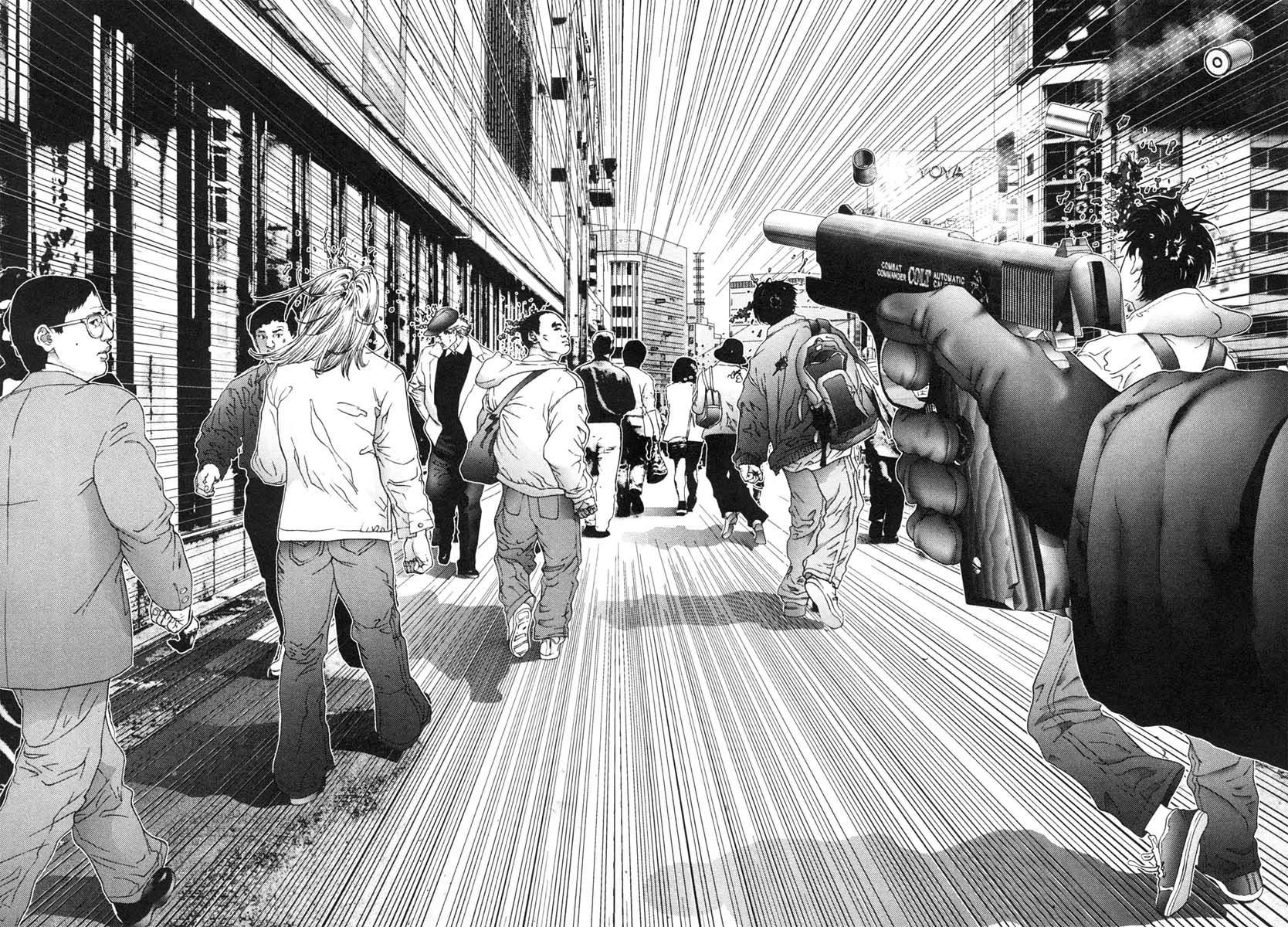Gantz Chapter 123 page 14 - Chapter 123: Shinjuku at 10:00am