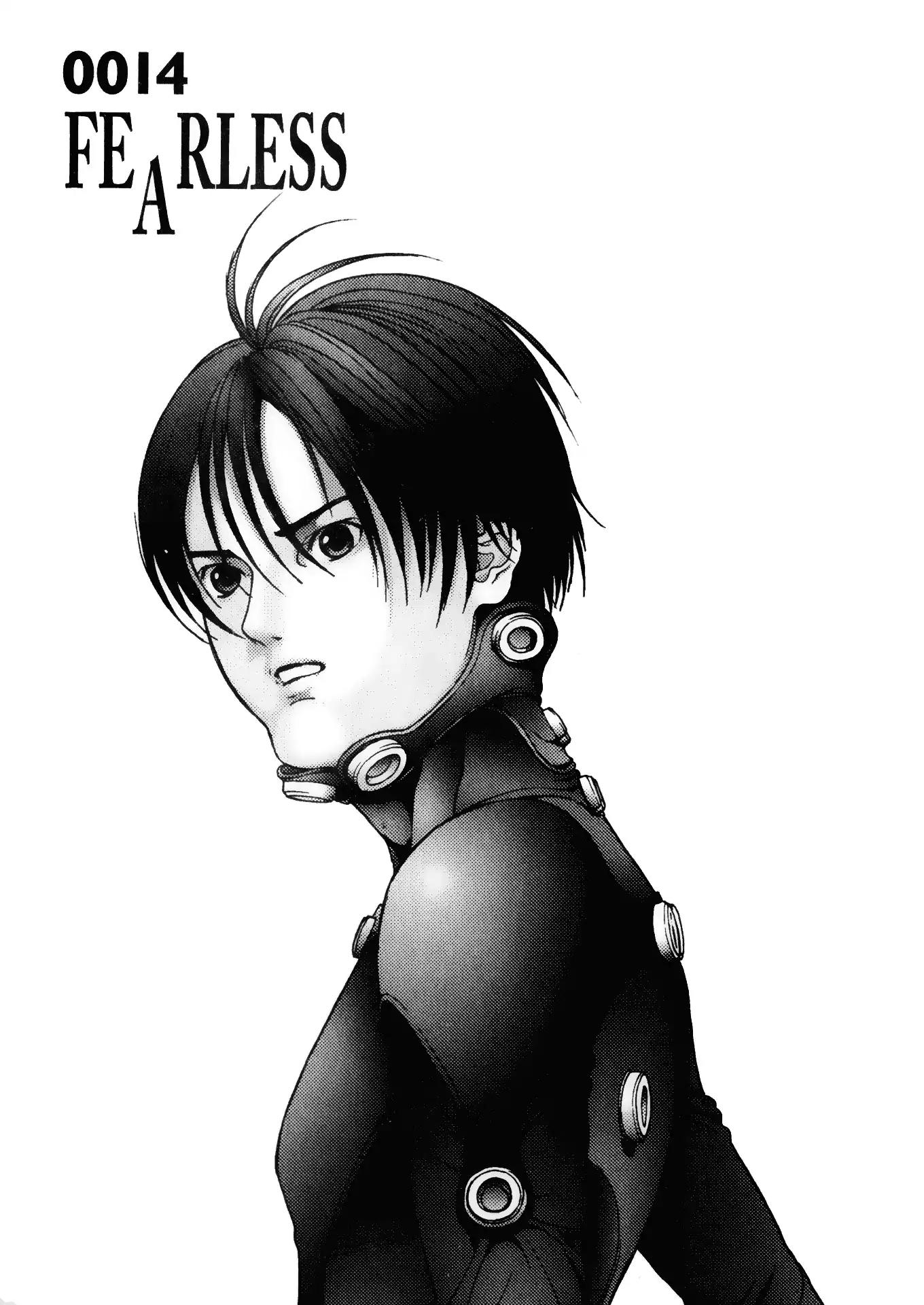 Gantz Chapter 14 page 1 - Chapter 14: Vol.2 0014: Fearless