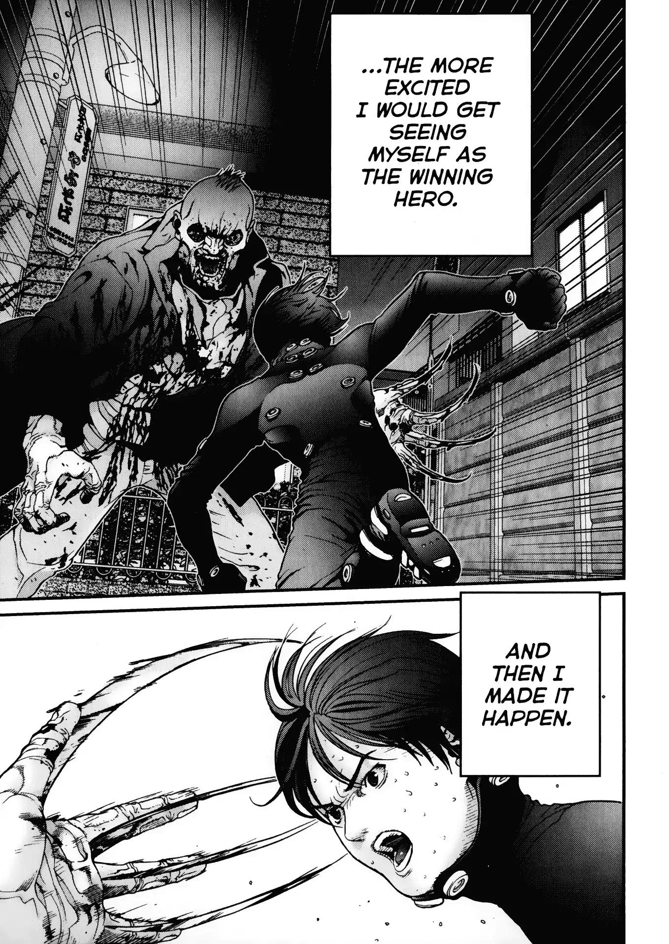 Gantz Chapter 14 page 15 - Chapter 14: Vol.2 0014: Fearless