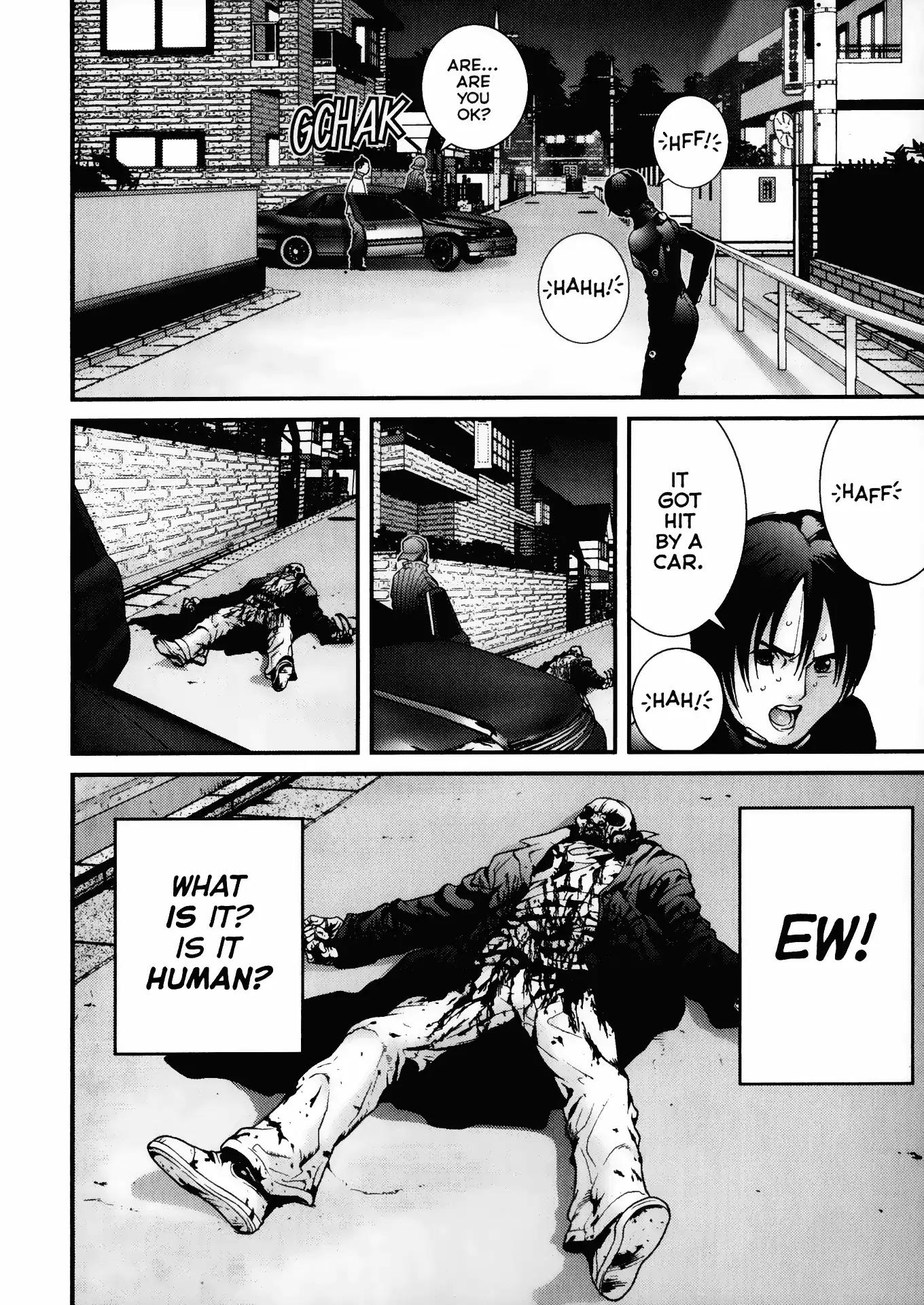 Gantz Chapter 14 page 4 - Chapter 14: Vol.2 0014: Fearless