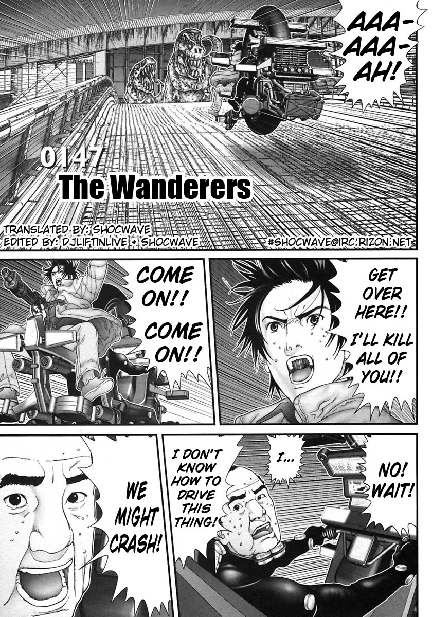 Gantz Chapter 147 page 1 - Chapter 147: The Wanderers