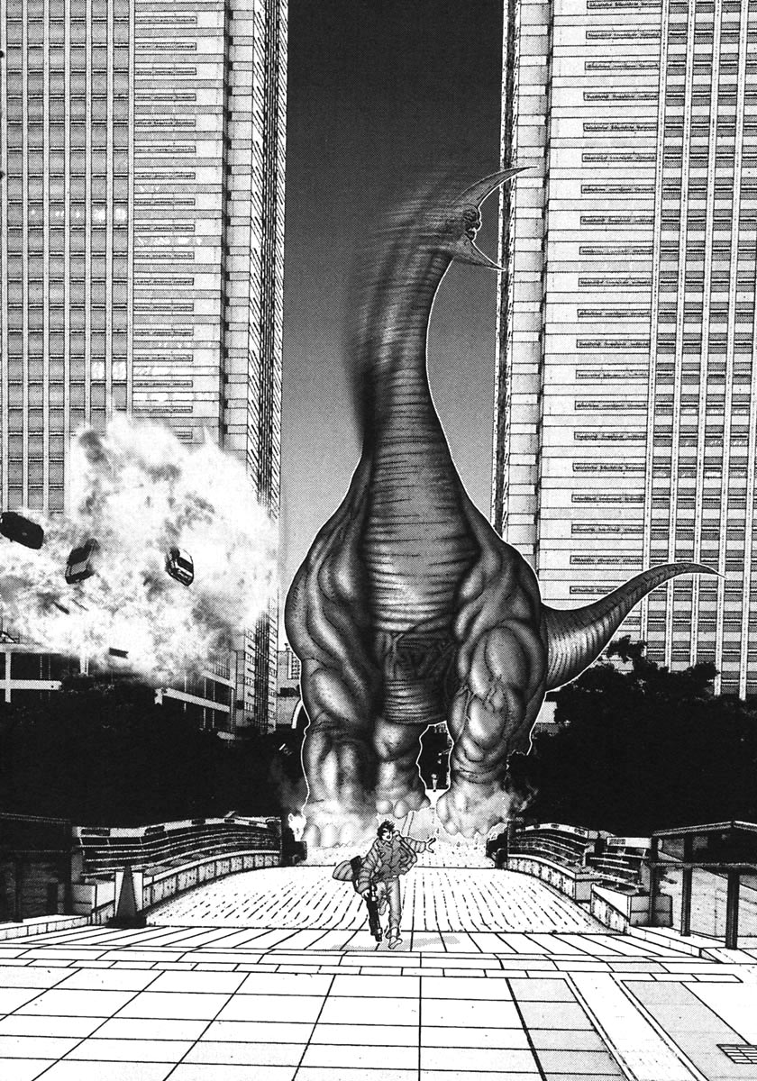 Gantz Chapter 155 page 6 - Chapter 155: Rampaging Dinosaur