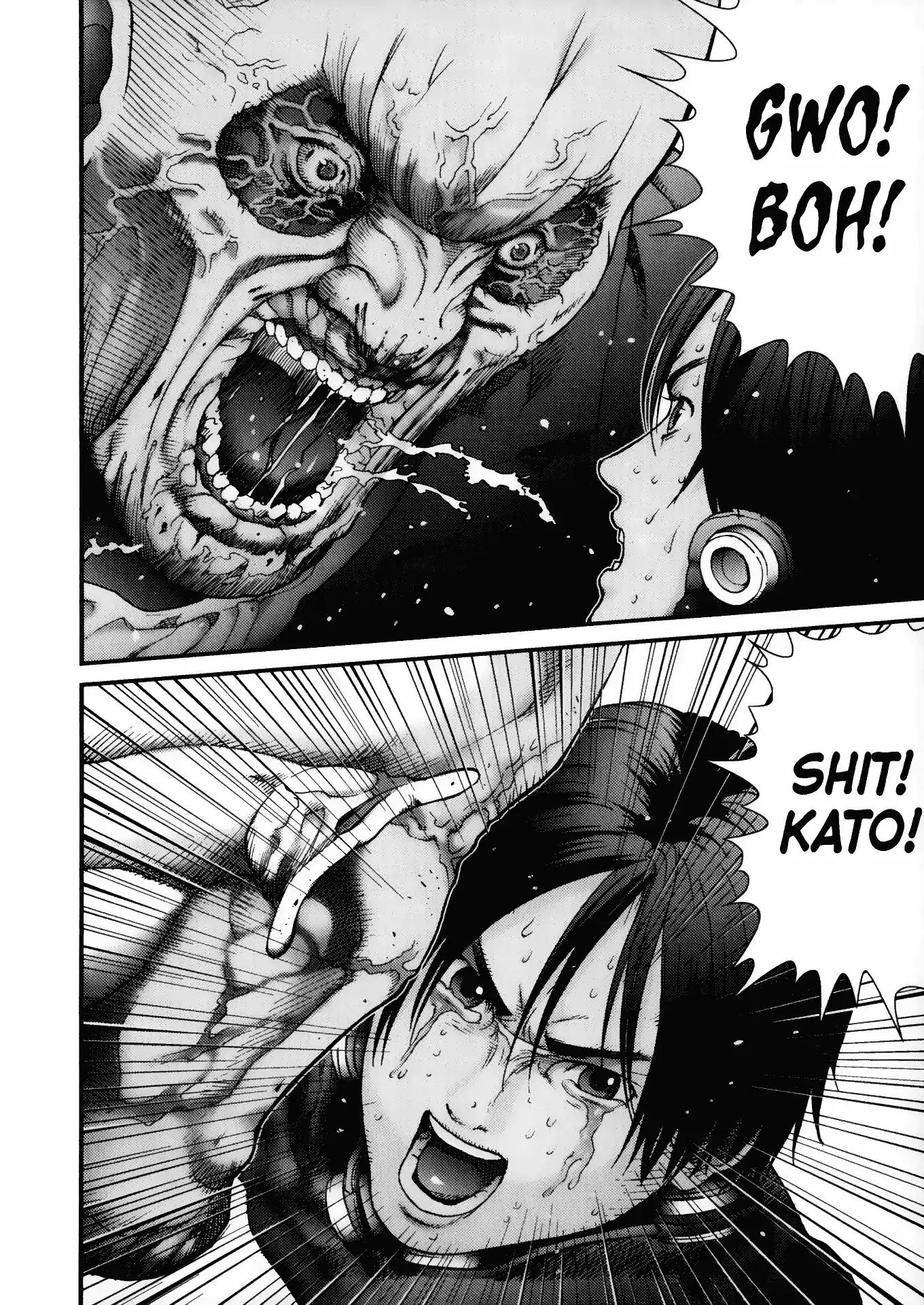 Gantz Chapter 16 page 15 - Chapter 16: Vol.2 0016: Metamorphosis of the Flesh
