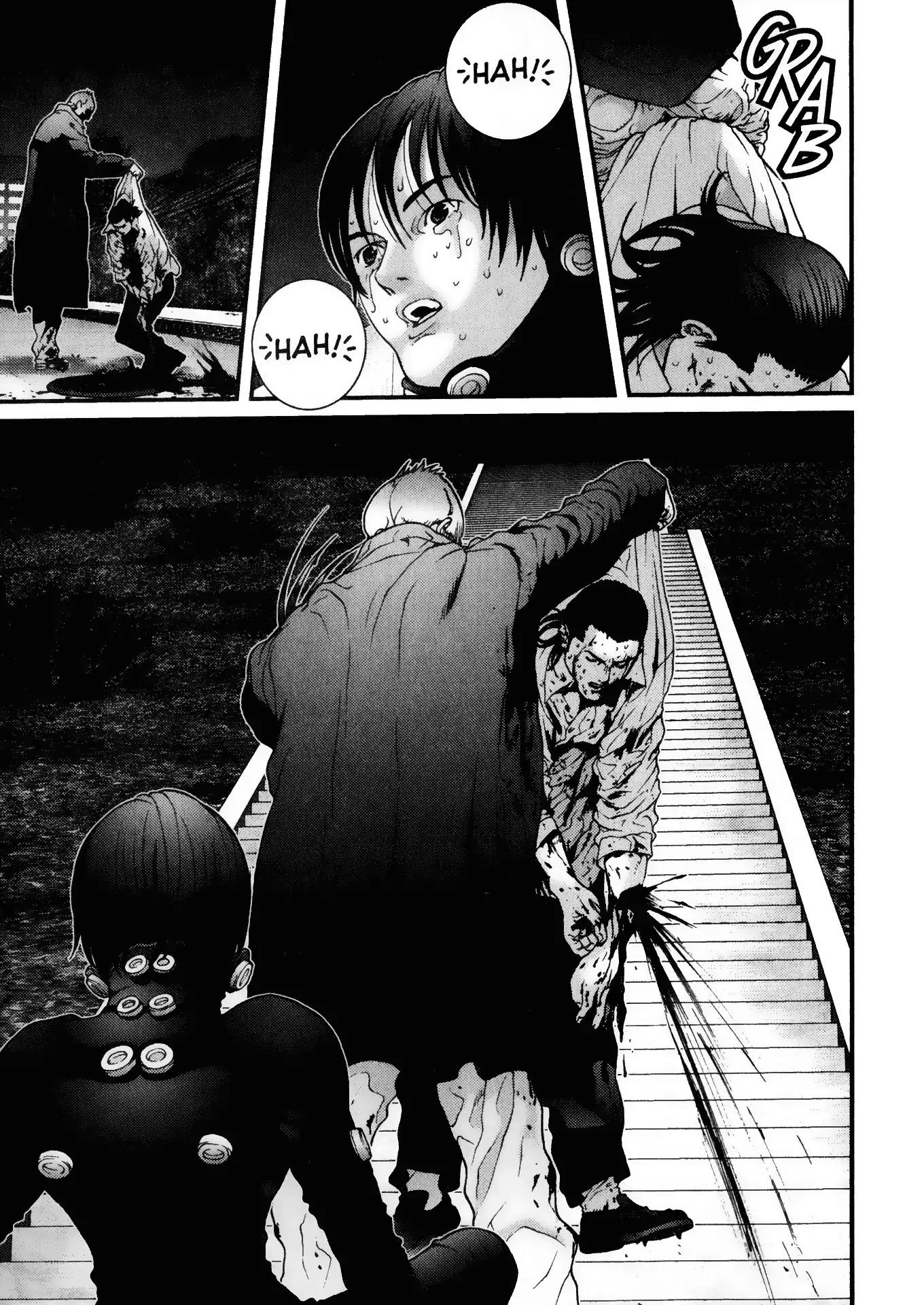 Gantz Chapter 16 page 5 - Chapter 16: Vol.2 0016: Metamorphosis of the Flesh