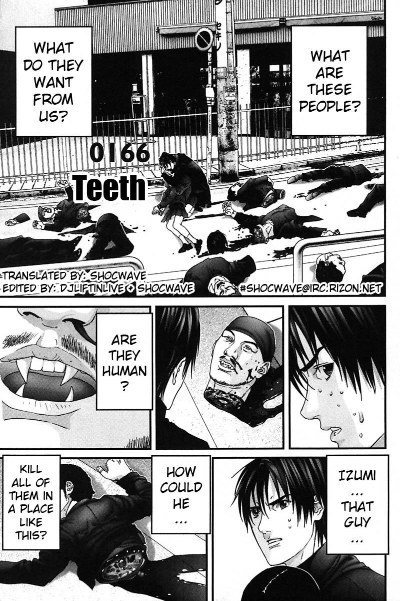 Gantz Chapter 166 page 1 - Chapter 166: Teeth