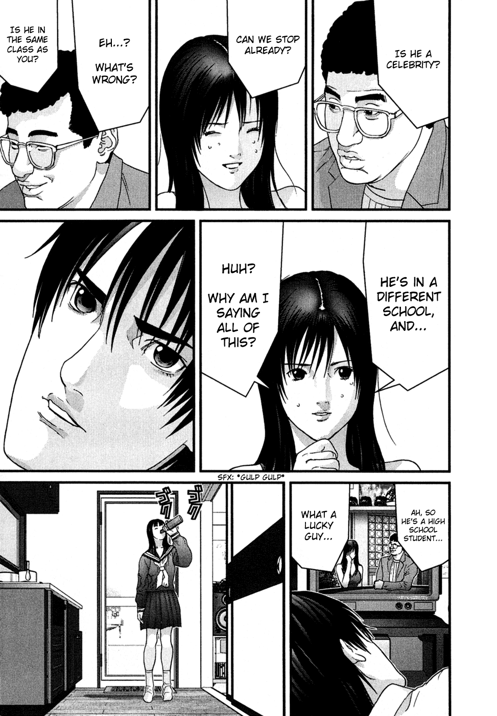 Gantz Chapter 168 page 9 - Chapter 168: Telephone Shocking