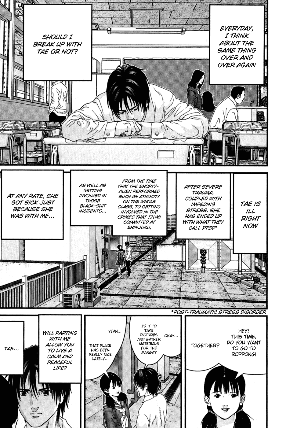 Gantz Chapter 170 page 1 - Chapter 170: Separation