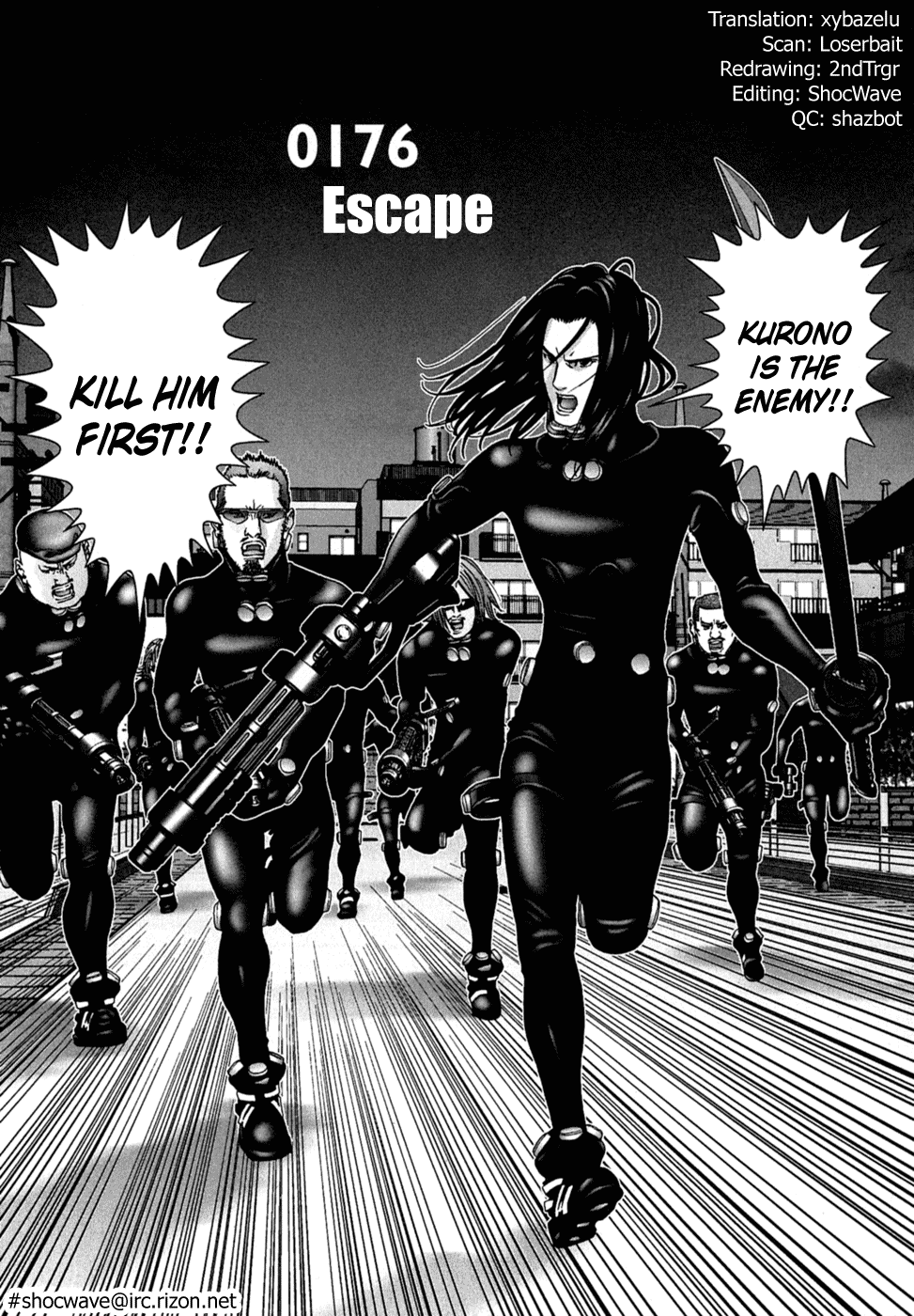 Gantz Chapter 176 page 2 - Chapter 176: Escape
