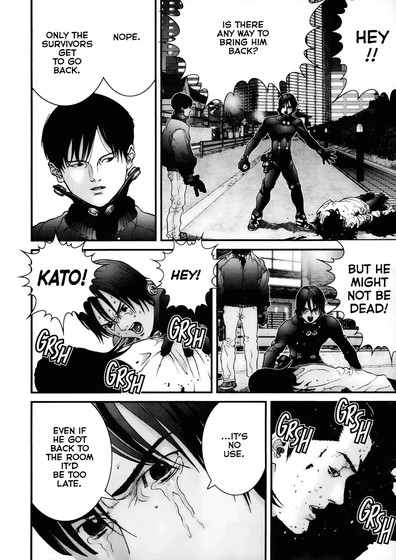 Gantz Chapter 18 page 12 - Chapter 18: Vol.2 0018: Conditions of Survival