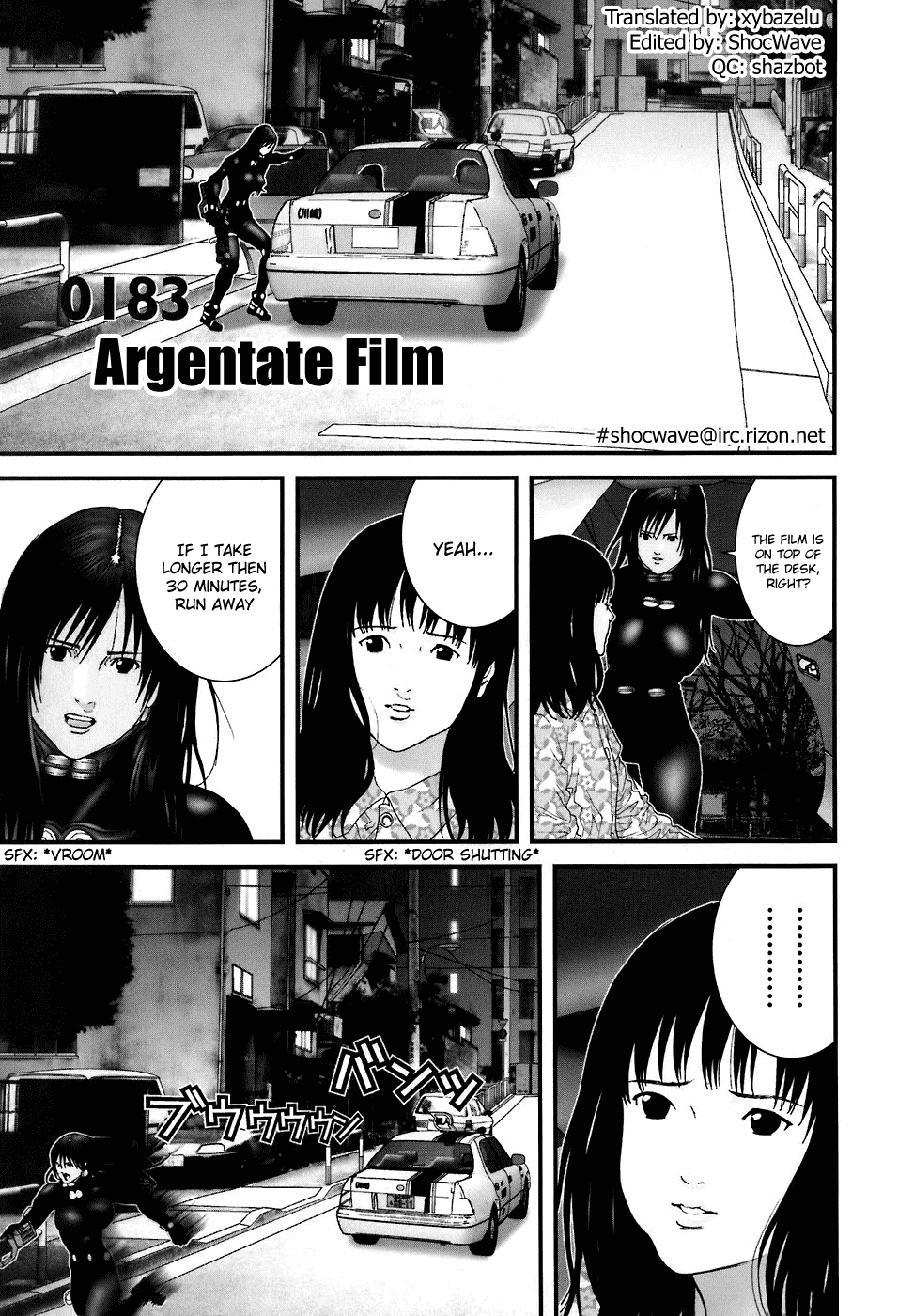 Gantz Chapter 183 page 1 - Chapter 183: Argentate Film