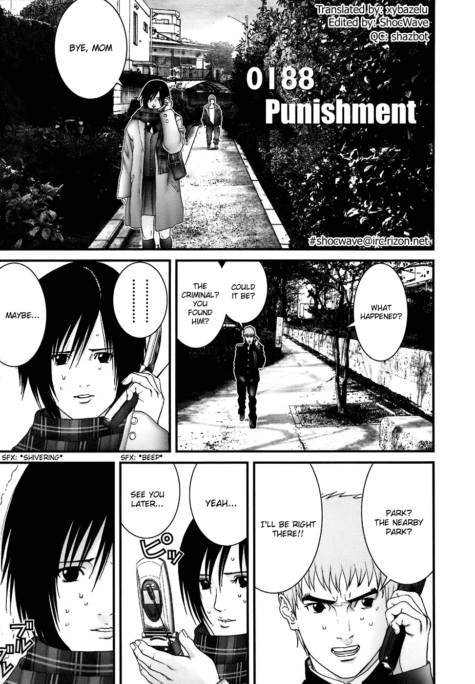 Gantz Chapter 188 page 1 - Chapter 188: Punishment