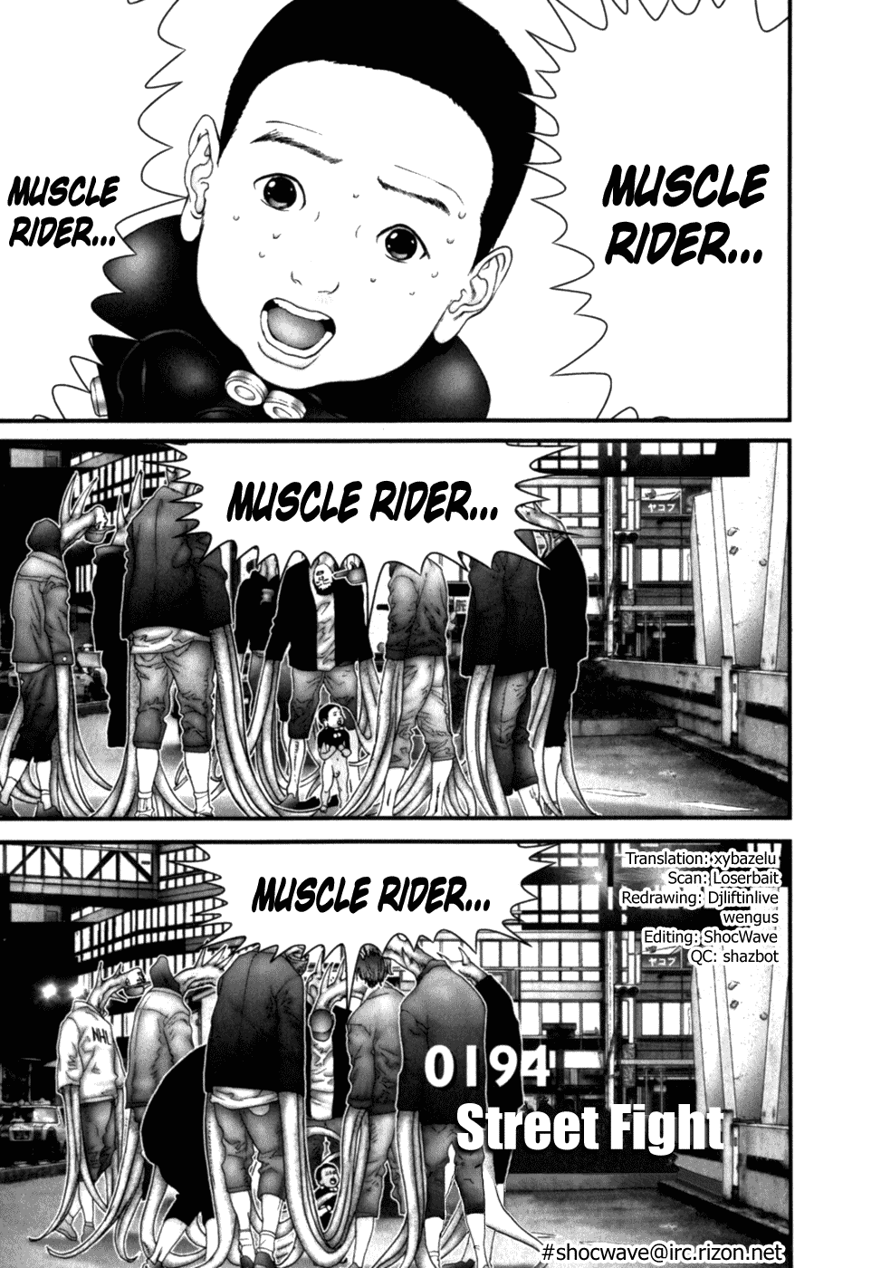Gantz Chapter 194 page 1 - Chapter 194: Street Fight