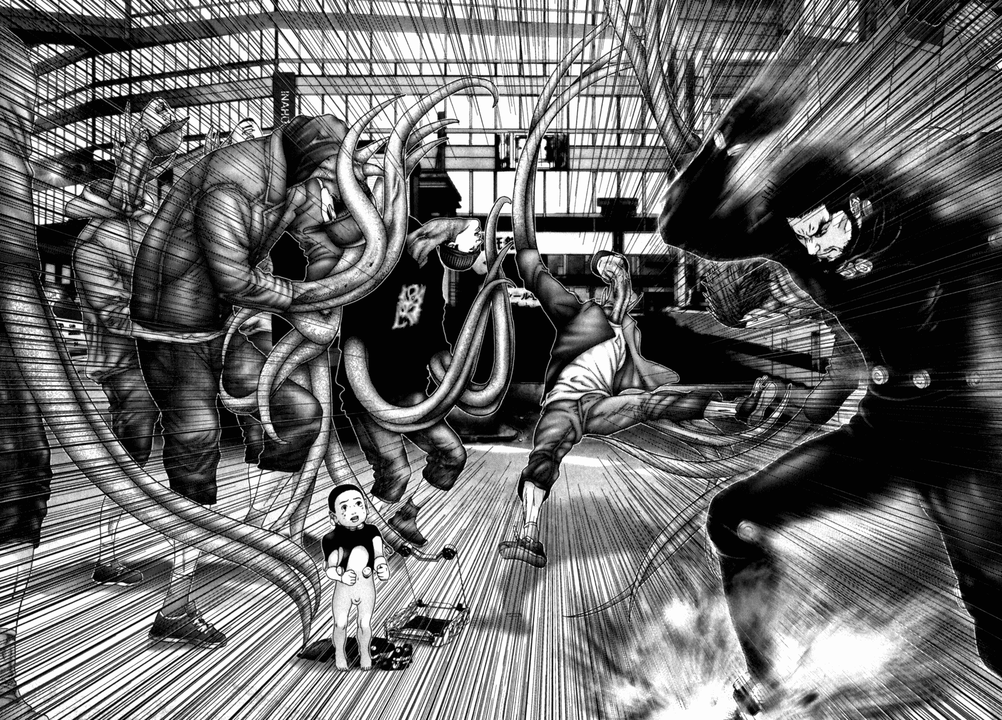Gantz Chapter 194 page 2 - Chapter 194: Street Fight