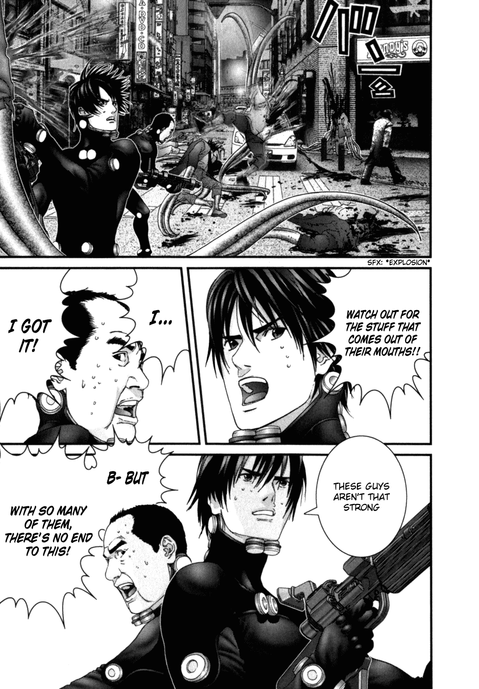 Gantz Chapter 194 page 4 - Chapter 194: Street Fight