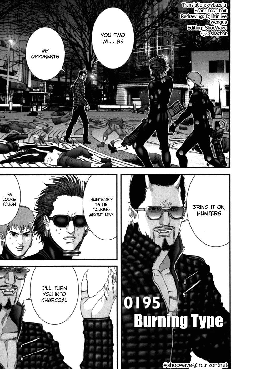 Gantz Chapter 195 page 1 - Chapter 195: Burning Type
